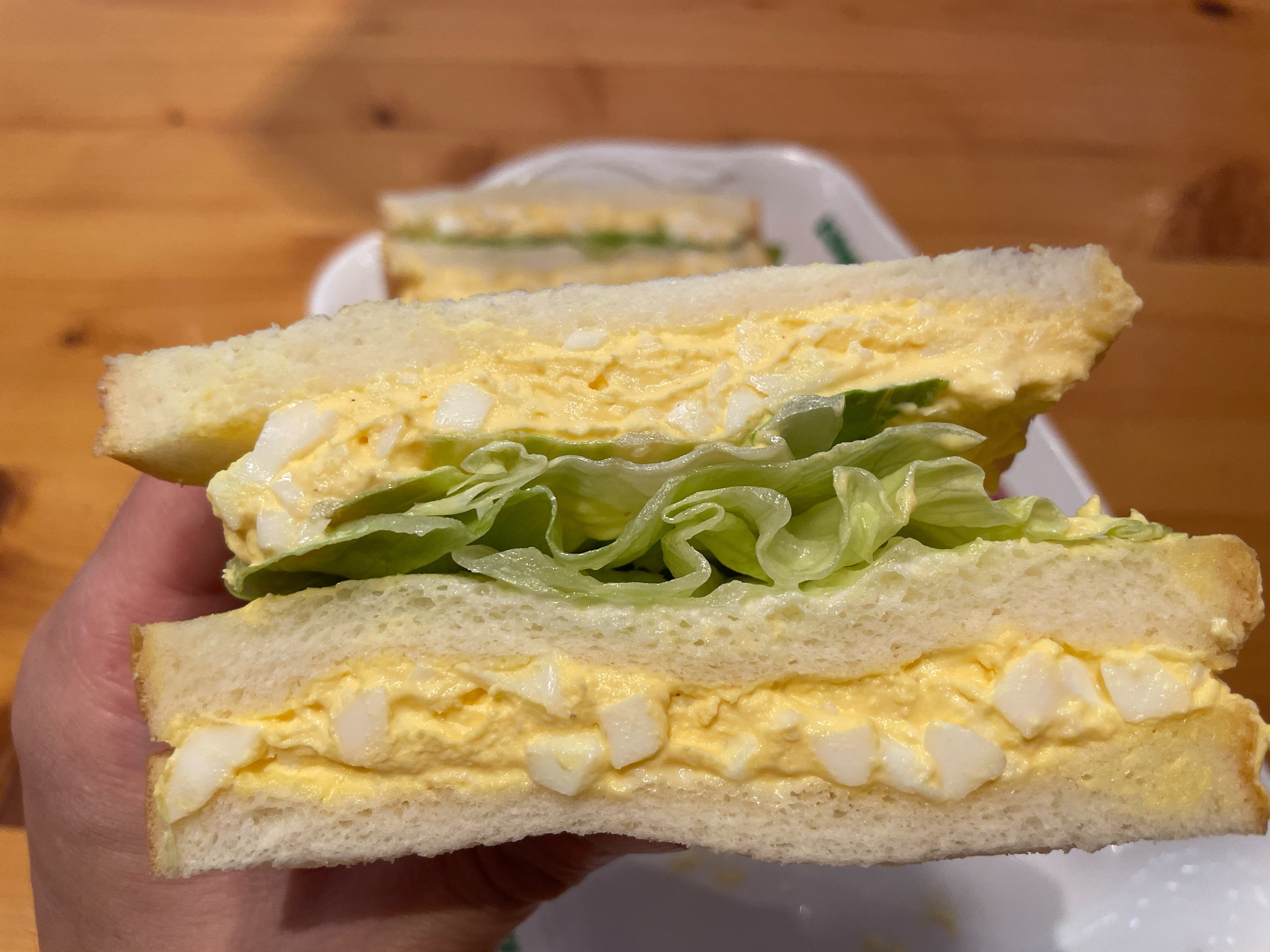 コメダ珈琲店のエッグサンド