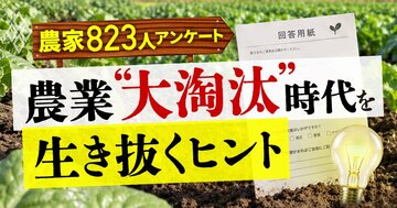 農業界のピンチをチャンスに！「農家823人アンケート」で儲かる農業の秘訣、持続可能な経営を実現するヒントを解明