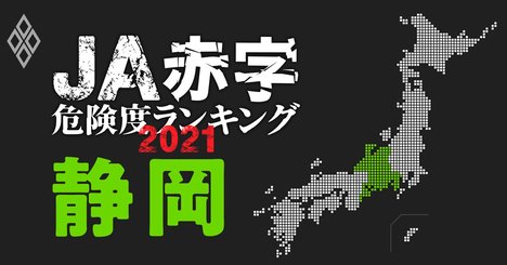 【静岡】JA赤字危険度ランキング2021、17農協中11農協が赤字転落の緊急事態