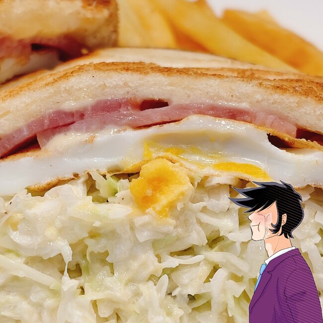 「コメダ並に写真と逆詐欺」「腹パンパンになる」ジョナサンの“わんぱくすぎるモーニング”具材があふれそうなんだけど…!「最近こればっかり!」「うまいし腹持ちがいい」【実食レビュー】