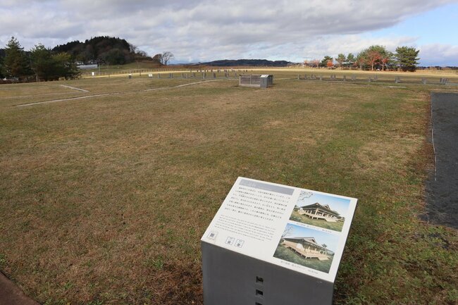 奥州藤原氏の政庁跡と推定される柳之御所遺跡＝岩手県平泉町