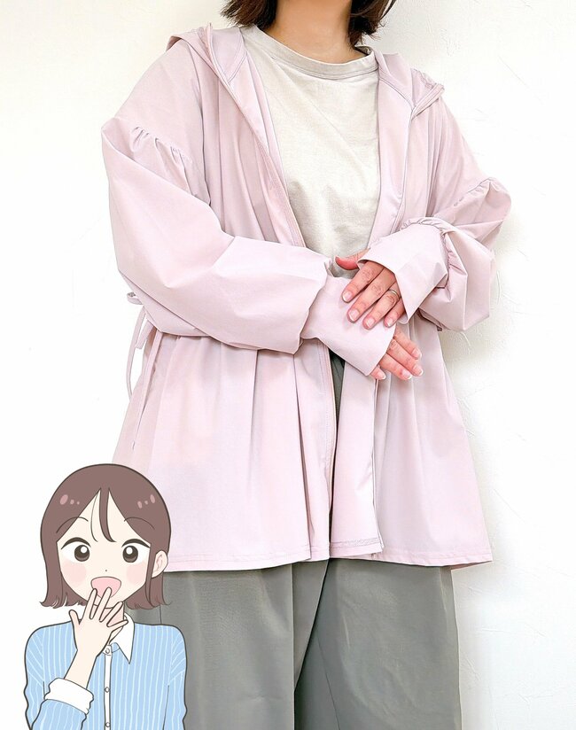 「シルエットがとても綺麗」ハニーズの“UV対策パーカー”暑い日もサラッと涼しく着れて助かる！「欲しいポイントが全部詰まっている」「母と色違いを買った」