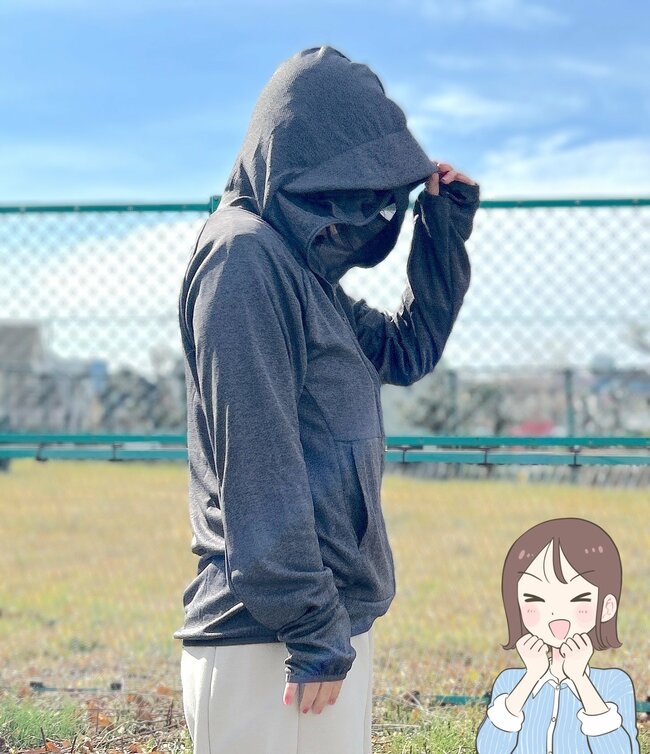 ワークマン、ありがとう…！昨年爆売れした「不審者パーカー」の新作が優秀すぎる！顔までUVカットできて天才だよ