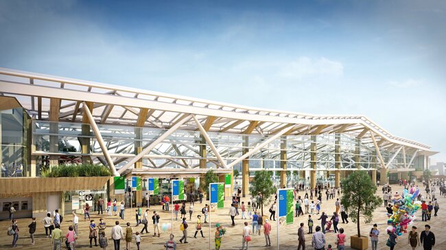 高輪ゲートウェイ駅に直結する次世代型MICE施設。好アクセスの立地特性を生かして、MICEのイノベーションを図る！