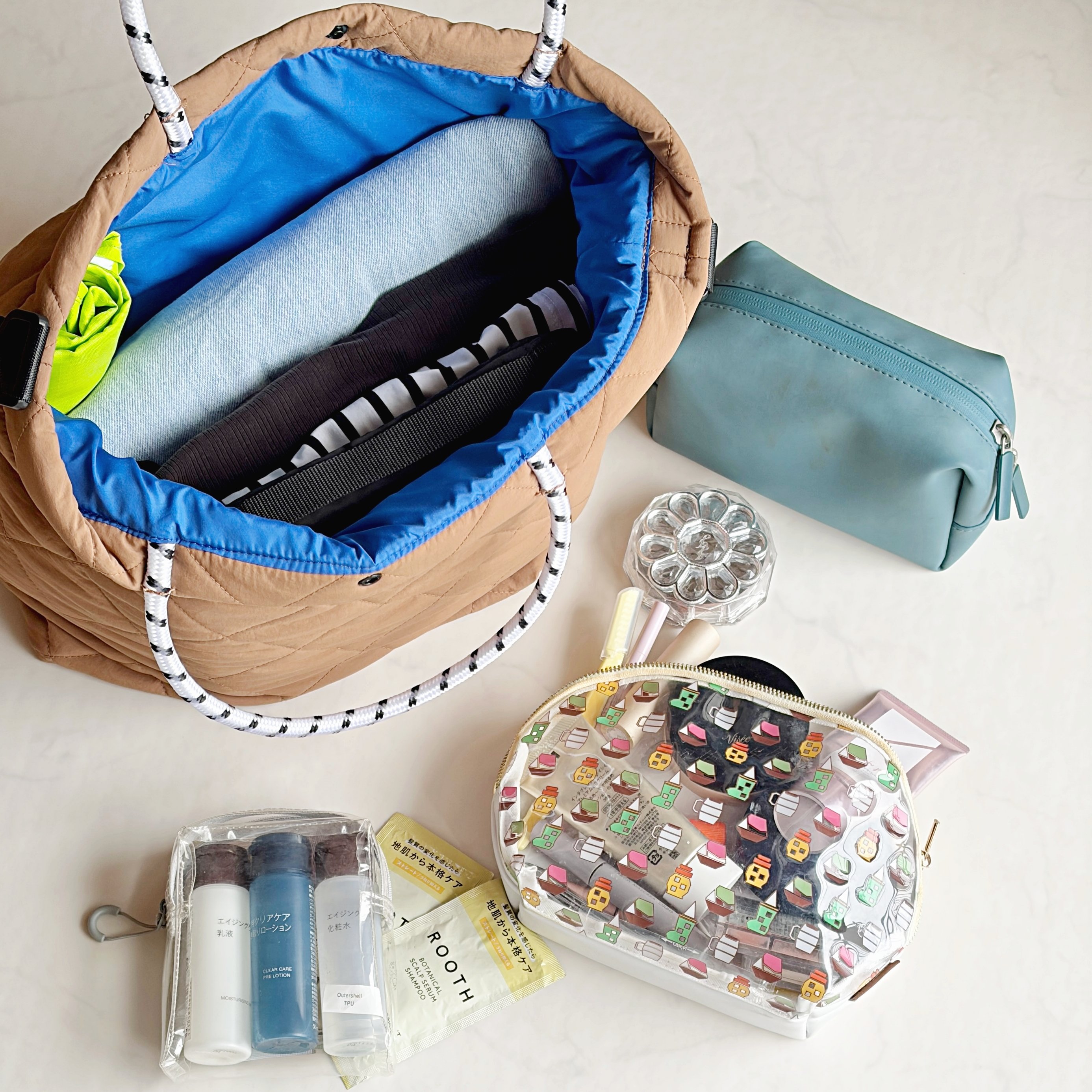 1泊分の荷物が入った！しまむらの「ふっくらショルダーバッグ」荷物をポンポン入れられます！《購入レビュー》