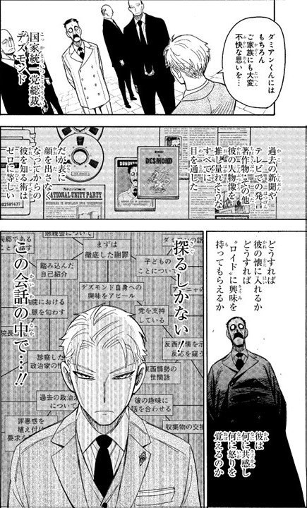 スパイファミリーの1シーン