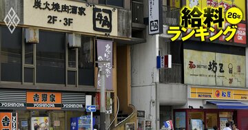外食産業の年収ランキング【売上高トップ20社】3位「丸亀製麺」のトリドールHD、2位「スシロー」のF&LC、1000万円超えの1位は?80万円以上増額で躍進した企業も