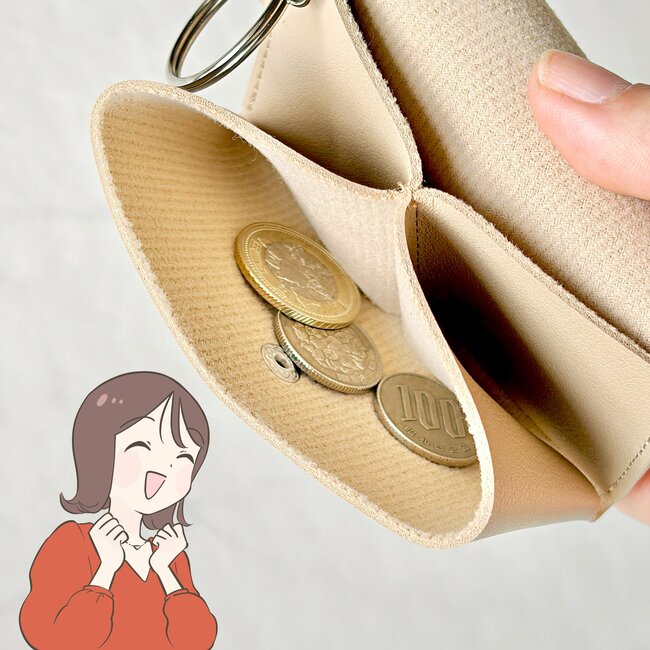 もう普通の財布に戻れないかも…！ダイソーの「お札を折らずに入れられるミニ財布」カギもカードも収納できて天才！