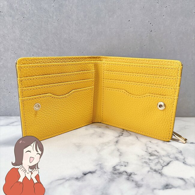 小銭が取りやすくて感動…!ハニーズの“コンパクトな財布”お会計がスムーズになった!「ぜーんぶ収まります」「これからも愛用します」《購入レビュー》