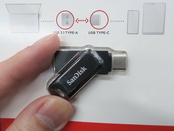 iPad Proに挿せる！ USB Type-C搭載のスリムなデュアルUSBメモリー