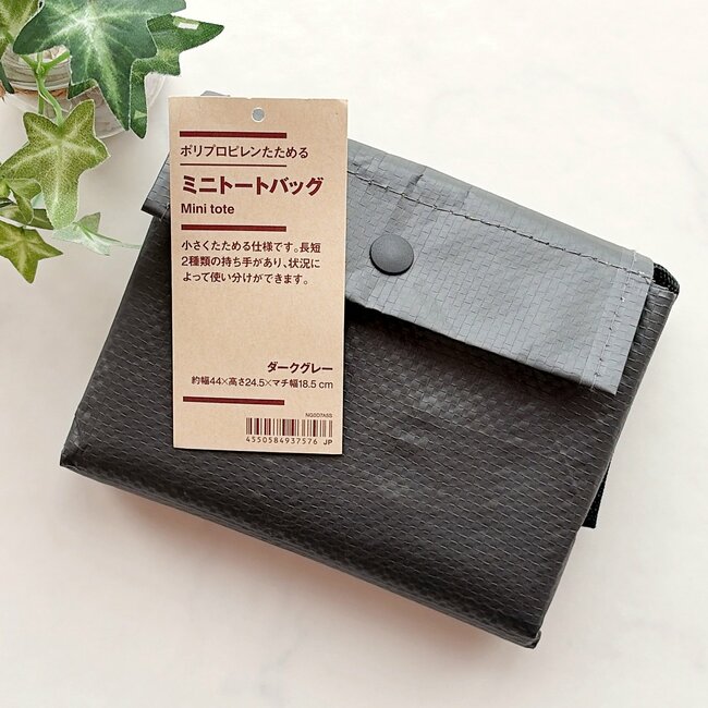 「汚れても大丈夫で、めっちゃ軽い！」ローソンでしか買えない“無印良品のたためるバッグ”が優秀すぎる！「2件目でゲット」「大きさちょうどいい」