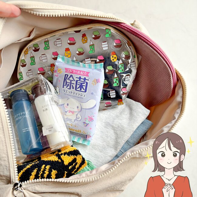 「2色買いしました」「高見えします」3COINSの“めちゃ軽バッグ”一泊分の荷物が入って優秀すぎる！「探していた理想のバッグ」