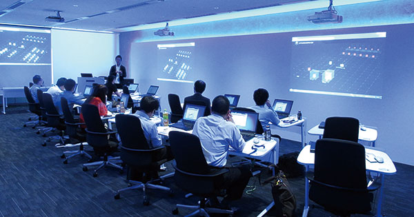富士通グループの情報セキュリティー人材の研修施設