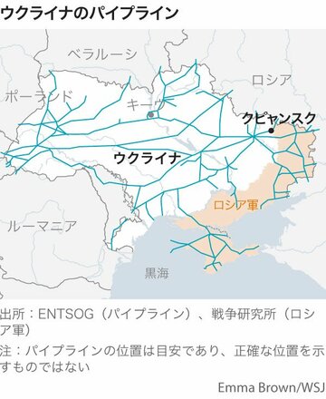 ウクライナ地下で激戦、ソ連時代のパイプライン内部