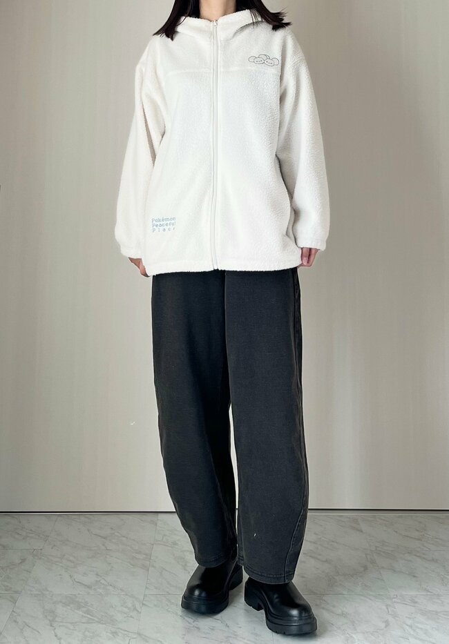 プチプラとは思えない可愛さ!GU×ポケモンの「ふわもこパーカー」家でも外でもずっと着ていたくなる!