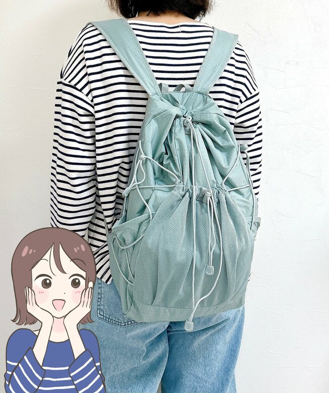 「いいね!」が9000件超え!無印良品の“めちゃ軽リュック”が楽ちんすぎて手放せない!「かーわーいー♡」「欲しすぎる!!!」