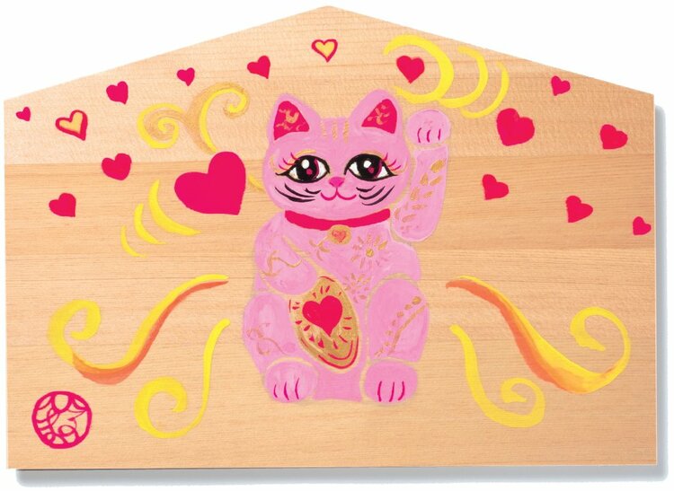【本日は超最強開運日！】<br />見るだけで、人に好かれる！<br />日本随一の絵馬師による“ピンクの招き猫”の不思議な力とは？