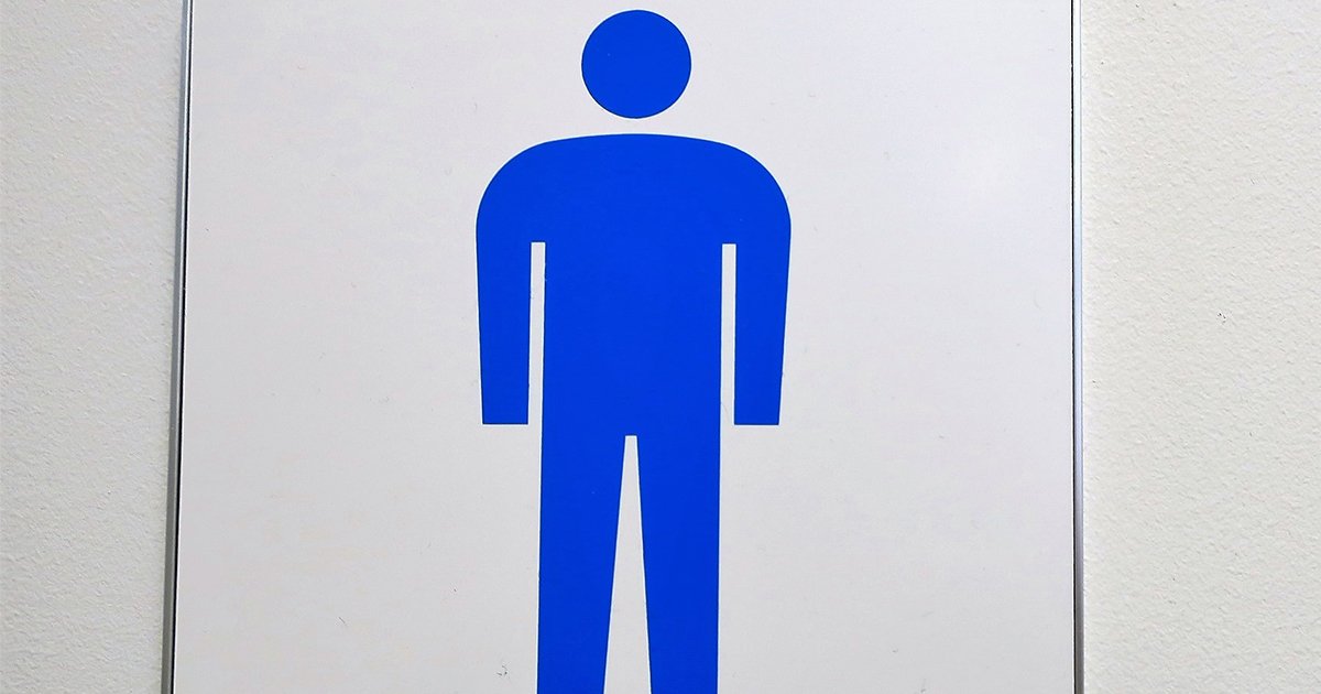 男性トイレのピクトグラム