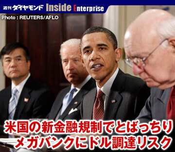 米国の新金融規制でとばっちりメガバンクにドル調達リスク