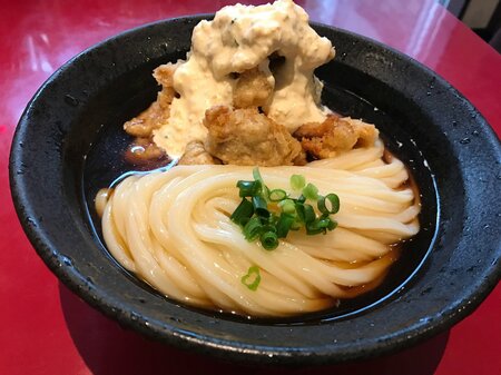 とり天タルタルぶっかけ