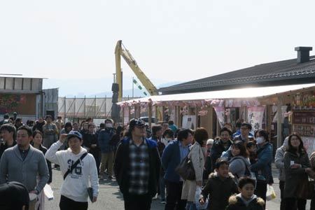 開業2周年を迎えた南三陸さんさん商店街。