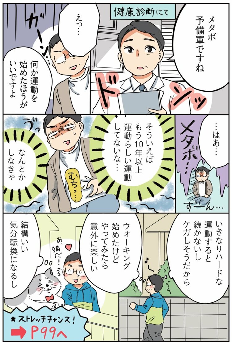【マンガ】『世界一受けたい授業』で話題！体が硬い人は絶対やってみて！お尻がプリッとアップする「ちょっとした空き時間で20秒のお尻＆太ももほぐし」