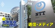 【人気特集】通信・メディア28社＆鉄道・空運・海運24社の「3年後の予測年収」ランキング！テレビ局、NTT、ソフトバンク、JALやANA、JRや私鉄、商船三井の給料は増える？