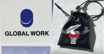 見つけた瞬間、迷わず購入！グローバルワーク×キティちゃんの「大人かわいいバッグ」コンパクトなのに収納力たっぷりです！