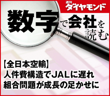 【全日本空輸】人件費構造でＪＡＬに遅れ組合問題が成長の足かせに
