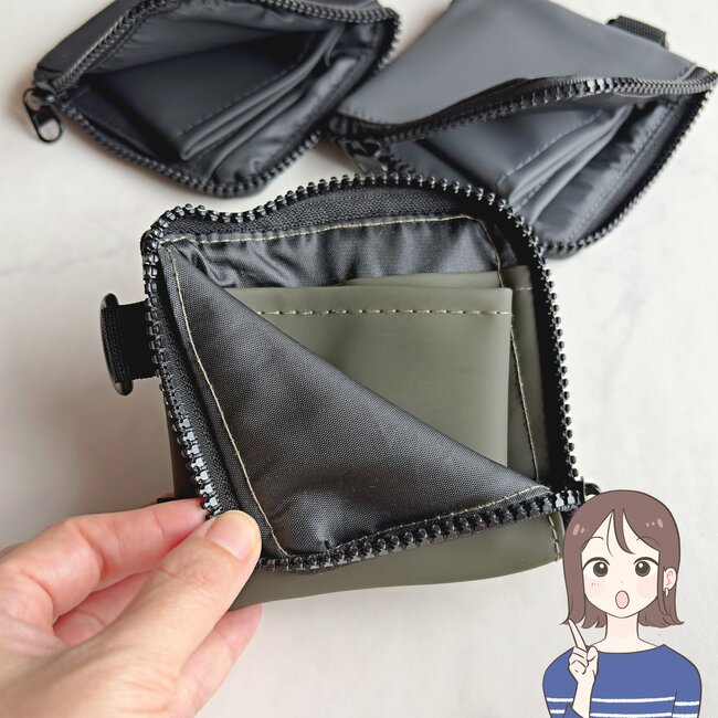 【ダイソー】カードや診察券が40枚も入った!ガバッと開く「ぺたんこ財布」スムーズに会計できて便利《購入レビュー》