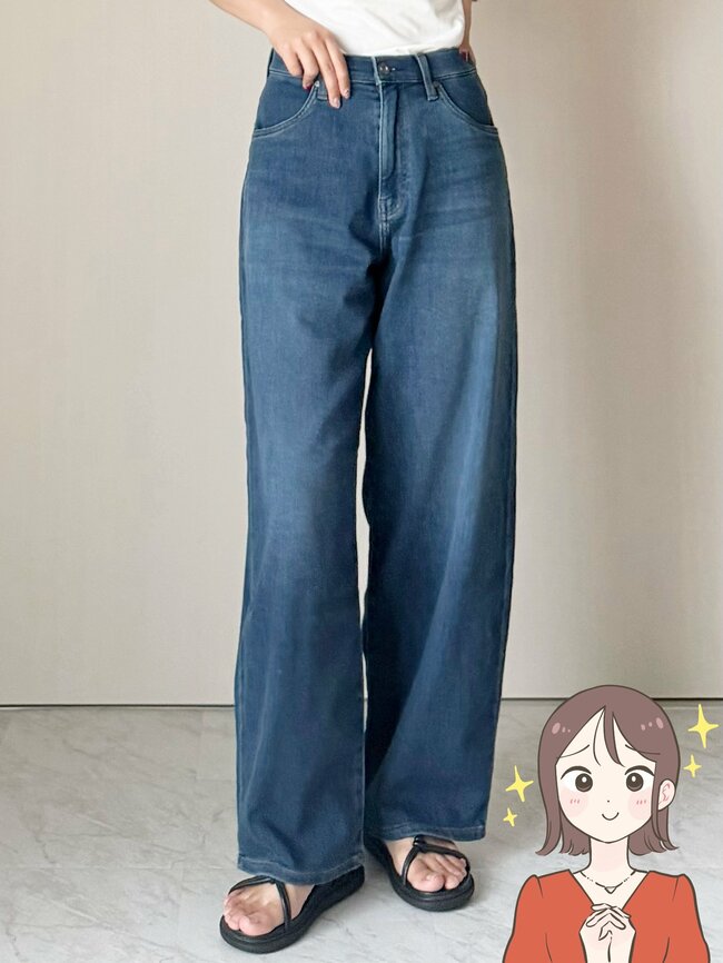 【しまむら】体型カバーの天才！1639円の「ひんやりワイドパンツ」手持ちのトップスに合わせやすい《購入レビュー》