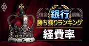 全107銀行「経営効率性」ランキング！2位福岡銀、1位は東京本店の意外な銀行