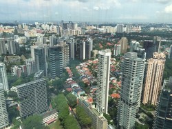 シンガポールのビル群
