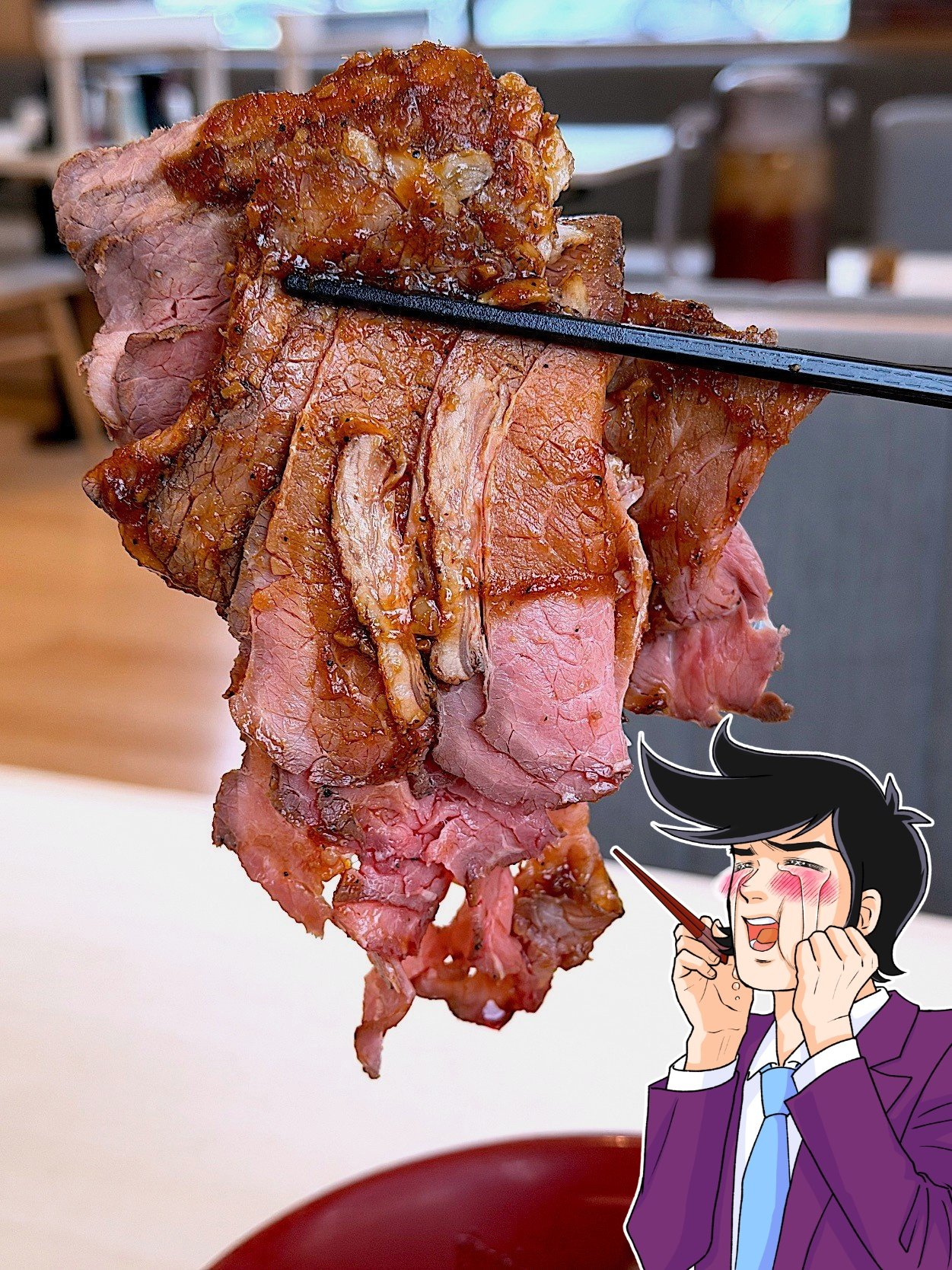 「肉の量3倍はヤバイ！」すき家の“鬼盛りローストビーフ丼”ボリューム凄すぎてビックリした…！「見た目以上に肉多いから幸せ」「売り切れ続出は納得です」