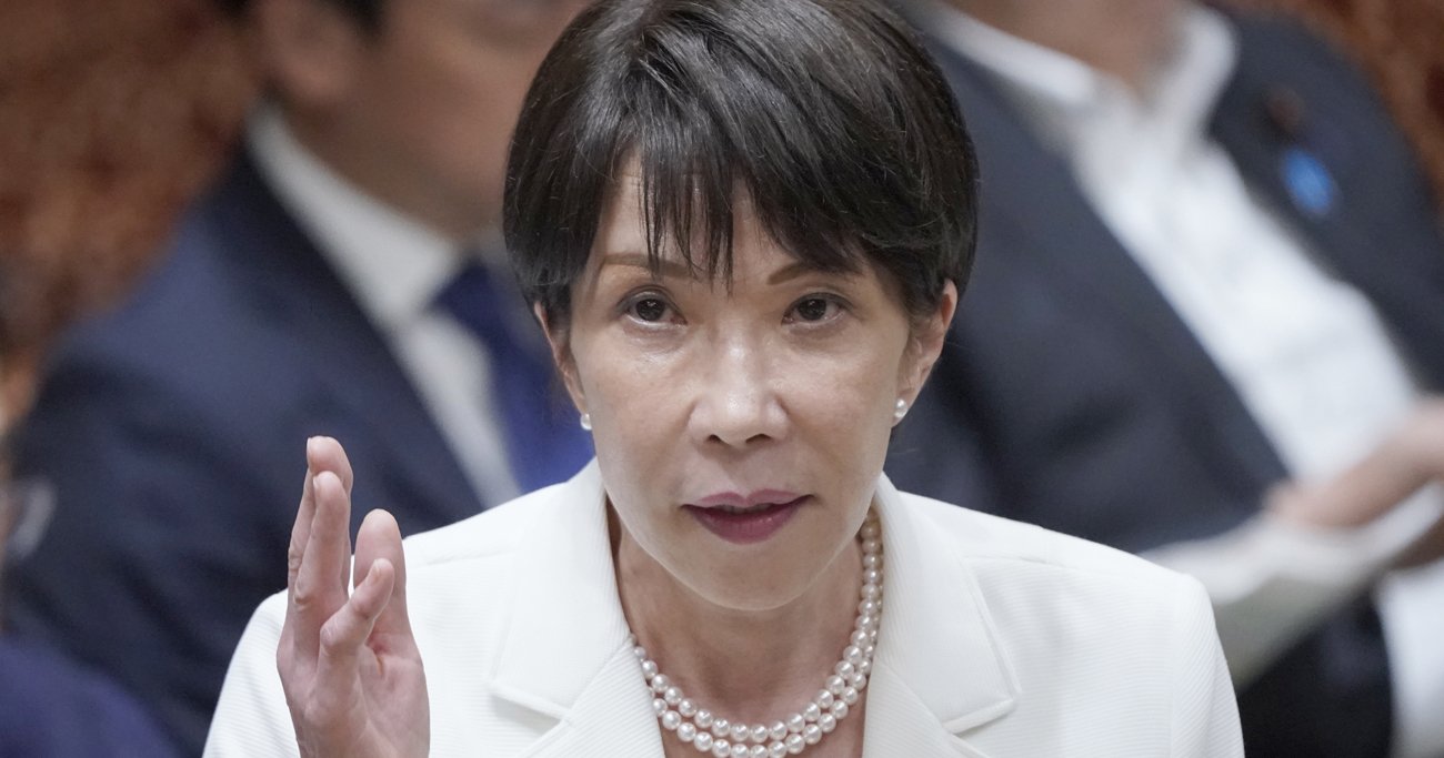 参院予算委員会で答弁する高市早苗首相