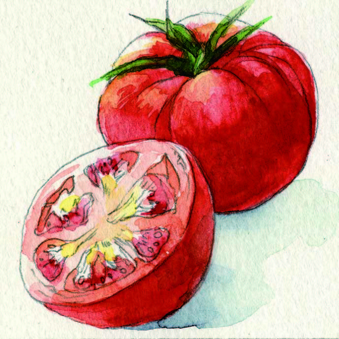 夏の養生法：トマトや玉ねぎなどを多めに食す