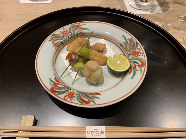 松茸のフライ