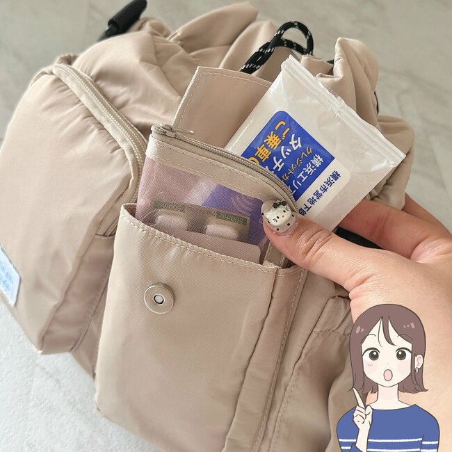 【しまむら】ガバッと開いて使いやすい！2420円の「ポケットたくさんバッグ」コロンとした丸みのあるフォルムが可愛い！《購入レビュー》