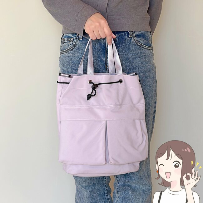 外ポケットが大きくて使いやすい…！ワークマンの“めちゃ軽ショルダーバッグ”収納力バツグンだし、身軽に動けて楽ちん！