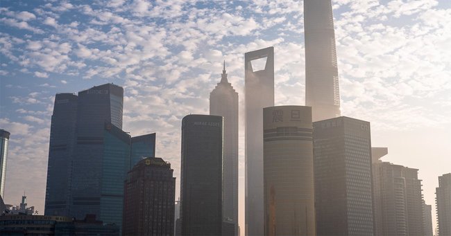 写真：中国,上海,都市