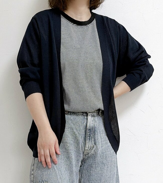 「何枚もリピしています」ハニーズの“お尻まで隠せるカーディガン”リピート買いする人が続出…！「すごく使いやすくて最高」「蒸し暑い日でも着やすい」《購入レビュー》