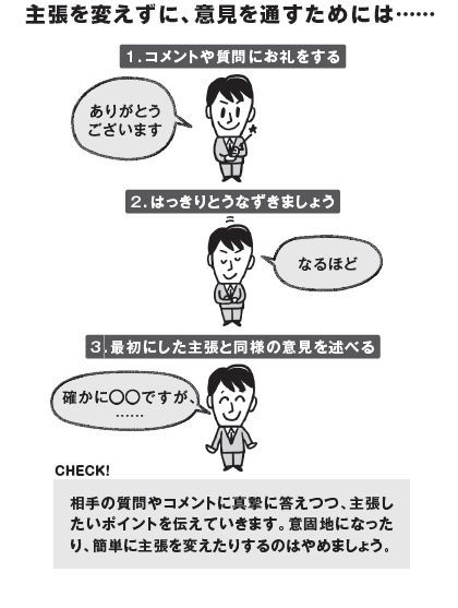 反対されても大丈夫! <br />魔法の3ステップで主張を変えずに意見を通す