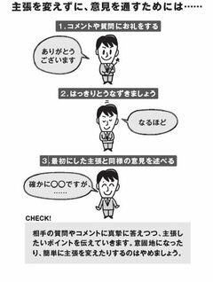 反対されても大丈夫！　魔法の3ステップで主張を変えずに意見を通す