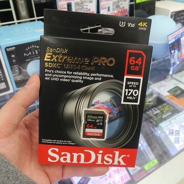 超高速170MB/秒になったSanDiskのSDカード「Extreme PRO」が店頭に
