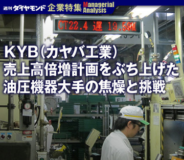 【企業特集】ＫＹＢ（カヤバ工業）売上高倍増計画をぶち上げた油圧機器大手の焦燥と挑戦