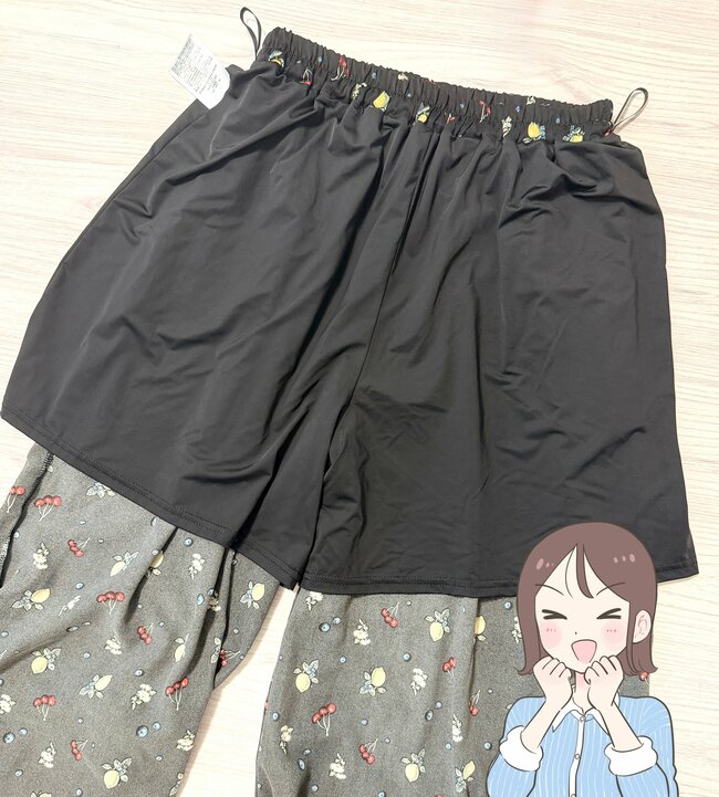 【しまむら】今までの冷感パンツはなんだったの…。2倍ひんやりする「スカートみたいなパンツ」が衝撃の気持ちよさ!《購入レビュー》