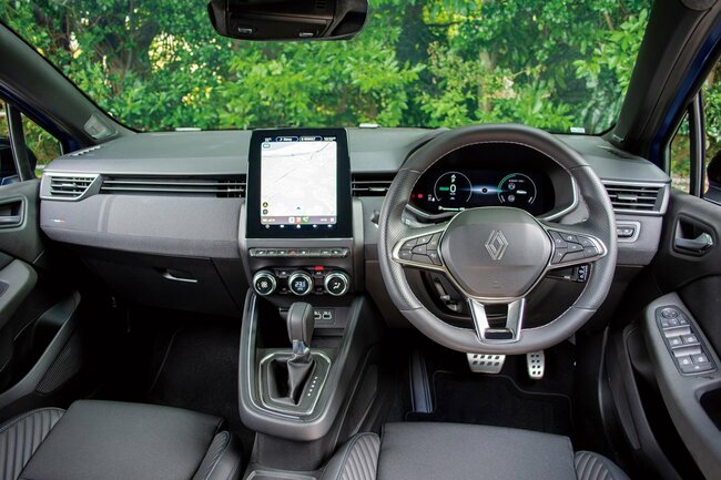 ルノー・ルーテシア・エスプリ アルピーヌ フルハイブリッドE-TECHインパネ