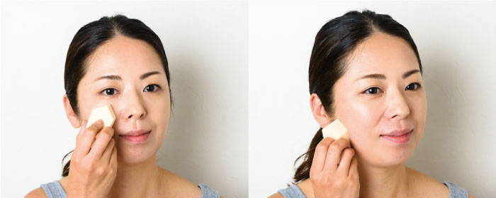 【大人の激変ヘアメイク】ファンデを全顔に塗ると、「古い顔の人」になる!