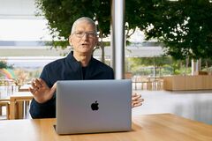 アップルのクックCEO、20年賞与は大幅増の11億円