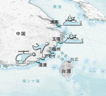 中国で海・空インフラ拡大、台湾侵攻へ態勢強化か